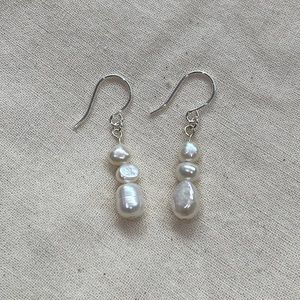Pearl earrings